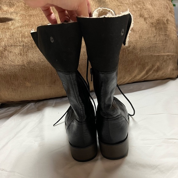 Steve Madden Leather Ankle Boots - Picture 4 of 9